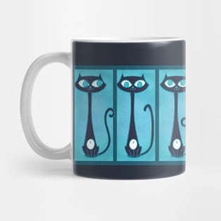 Aqua Tiki Cats! Mug